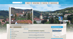 Desktop Screenshot of korycany.cz