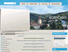 Tablet Screenshot of korycany.cz
